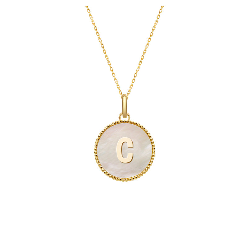 Alphabet Series Gold Necklaces For Women