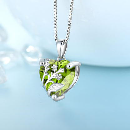 S925 Heart Pendant Necklace for Women