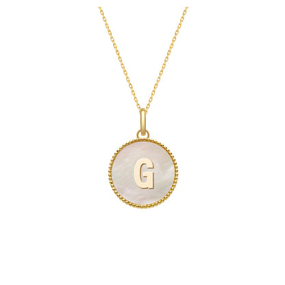 Alphabet Series Gold Necklaces For Women