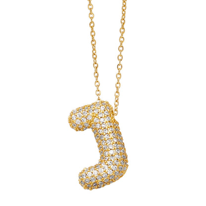 Alphabet Series Gold/Silver Necklaces For Women