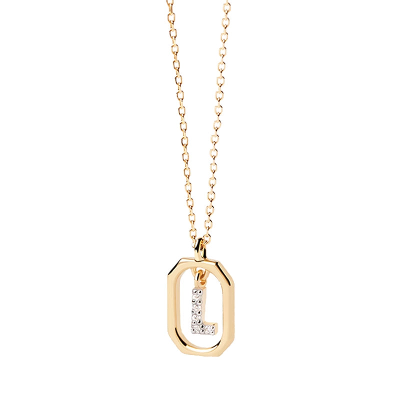 Alphabet Series Gold Necklaces For Women