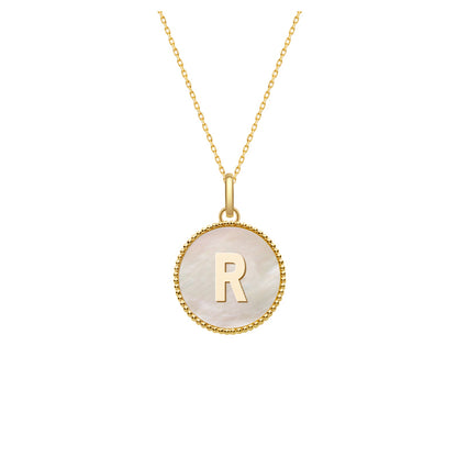 Alphabet Series Gold Necklaces For Women