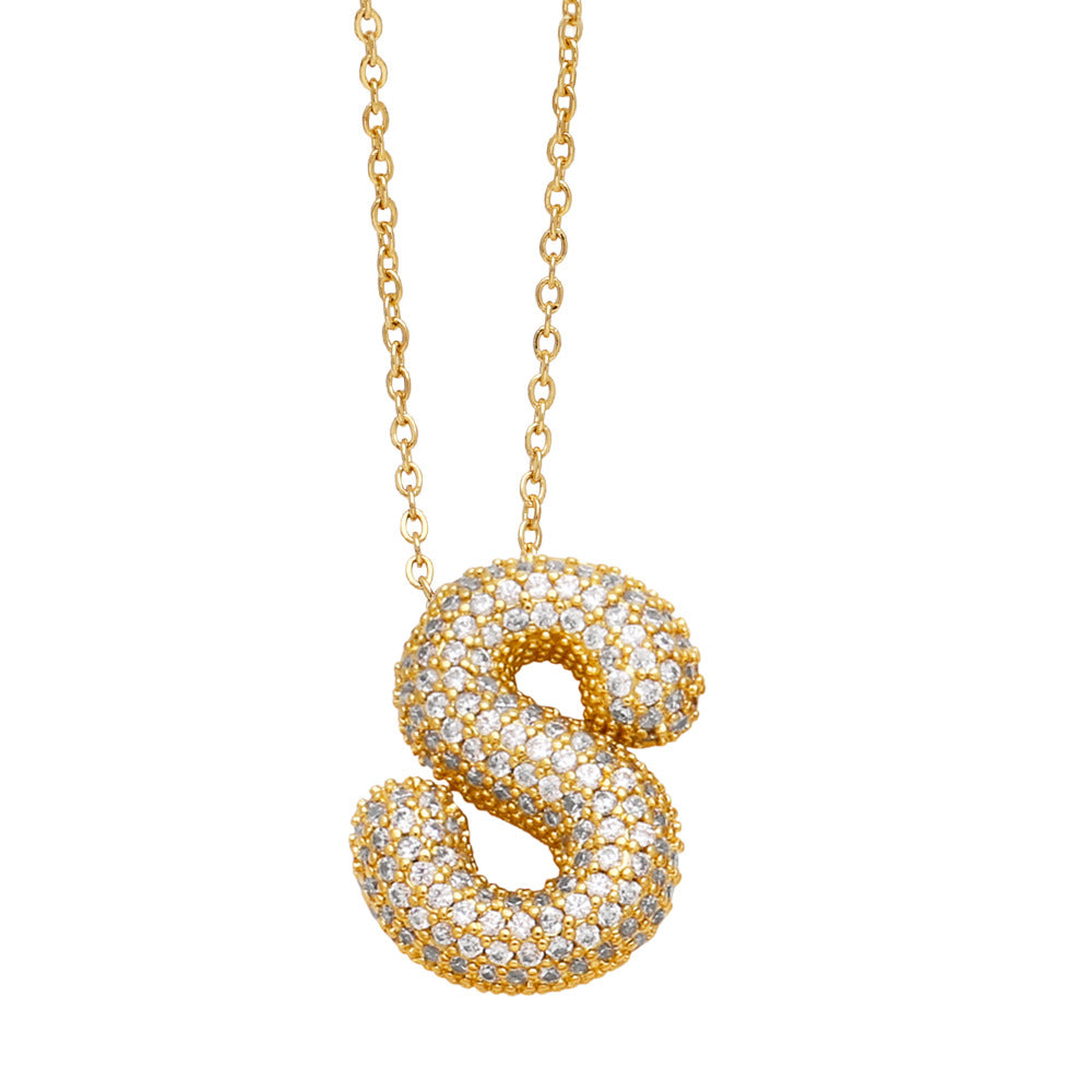 Alphabet Series Gold/Silver Necklaces For Women