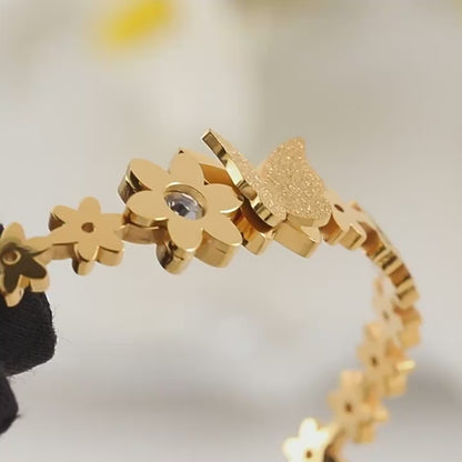 Butterfly Series  Gold Bracelet for Women