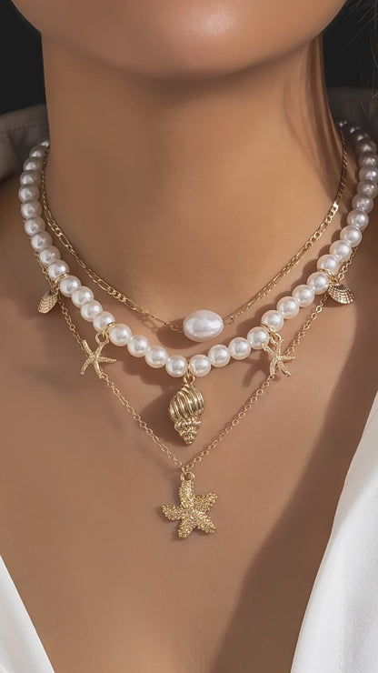 Pendant Pearl Collection Necklace for Women